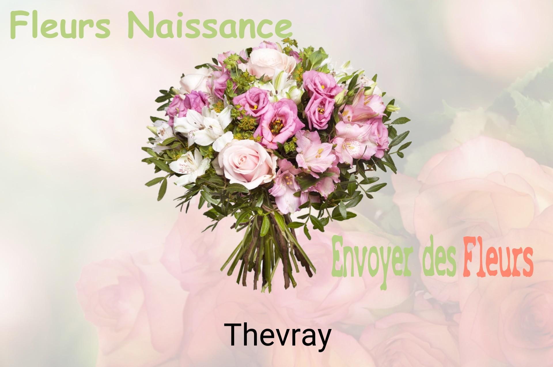 Bouquet de fleurs de naissance livré à Thevray